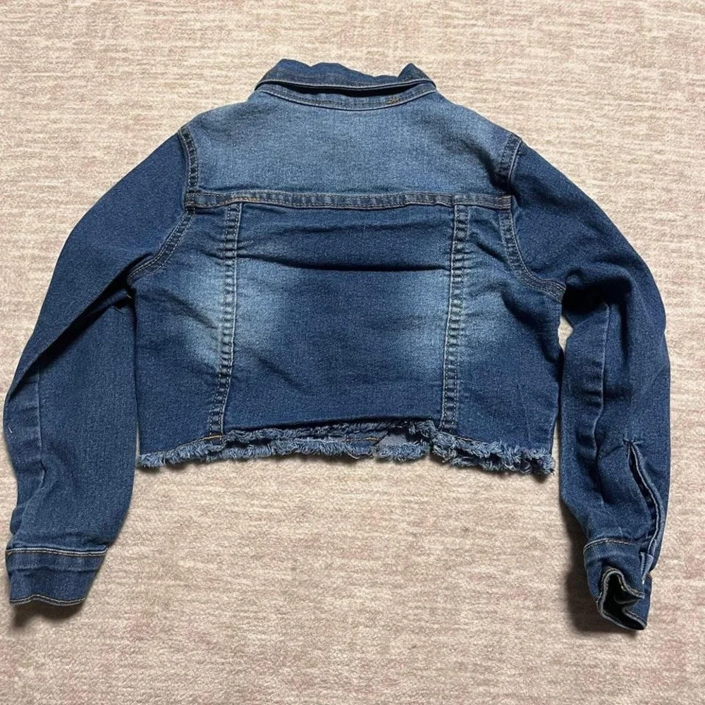 GUESS‎ Kids Girls Denim Jacket – Size M (5–6) – Cropped Jean Jacket